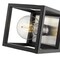 Z-Lite Kube 1 Light Wall Sconce, Matte Black 480-1S-MB-BN - alternate 2